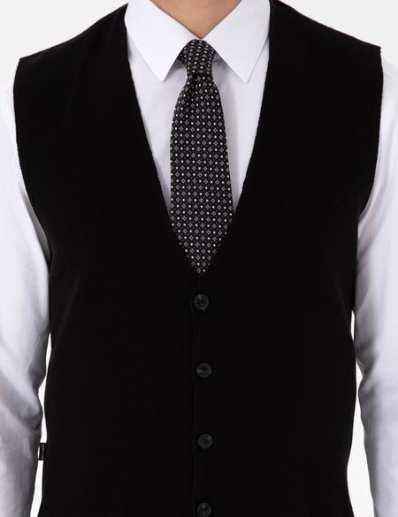 Siyah Triko Yelek - 50300522018