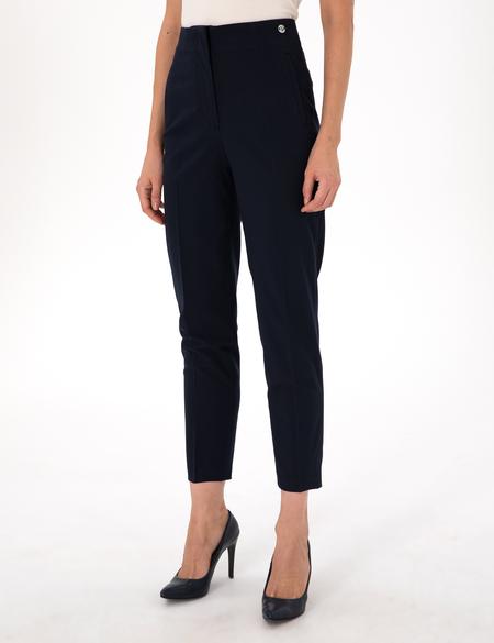 Lacivert Carrot Fit Kumaş Pantolon - 50302509014