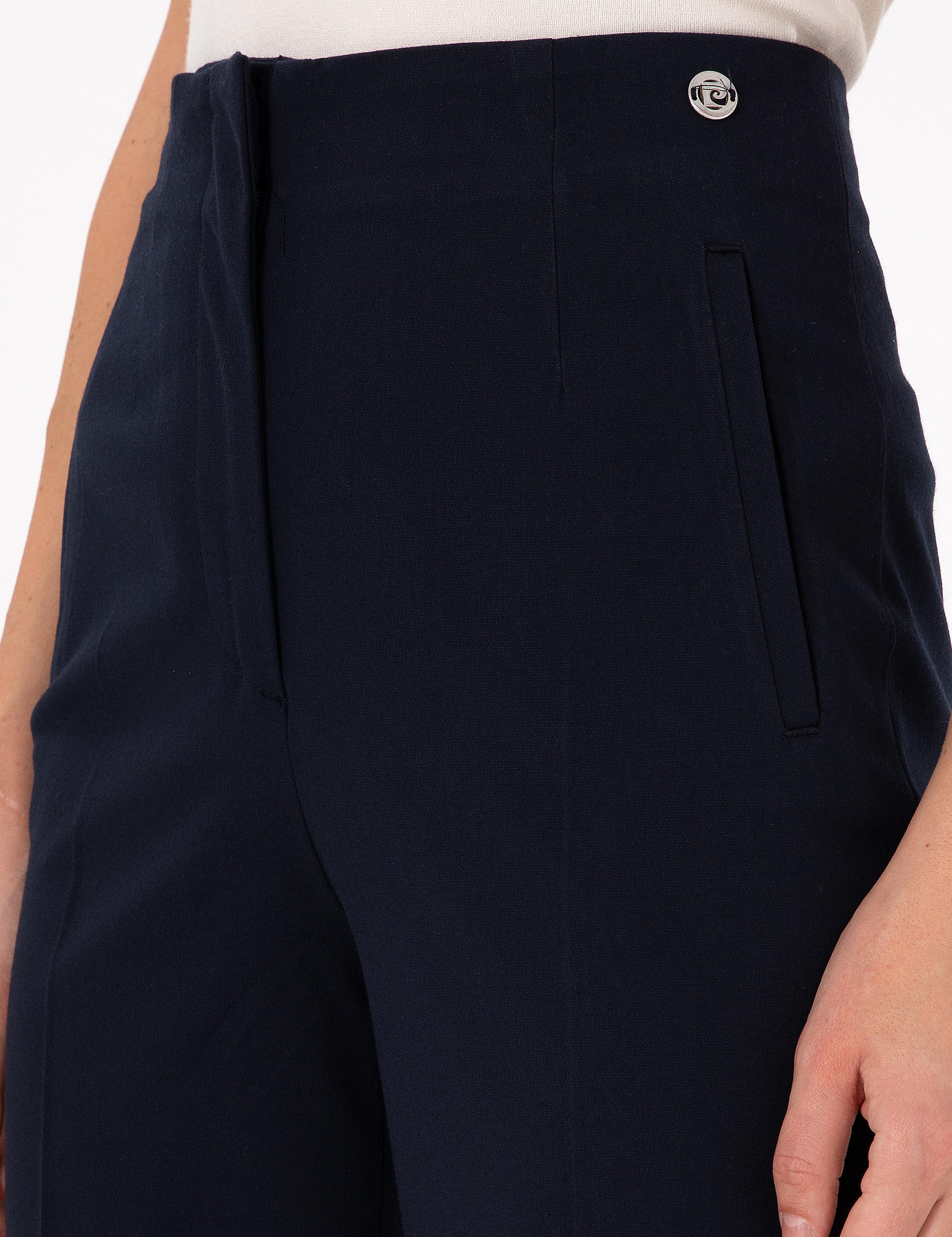 Lacivert Carrot Fit Kumaş Pantolon