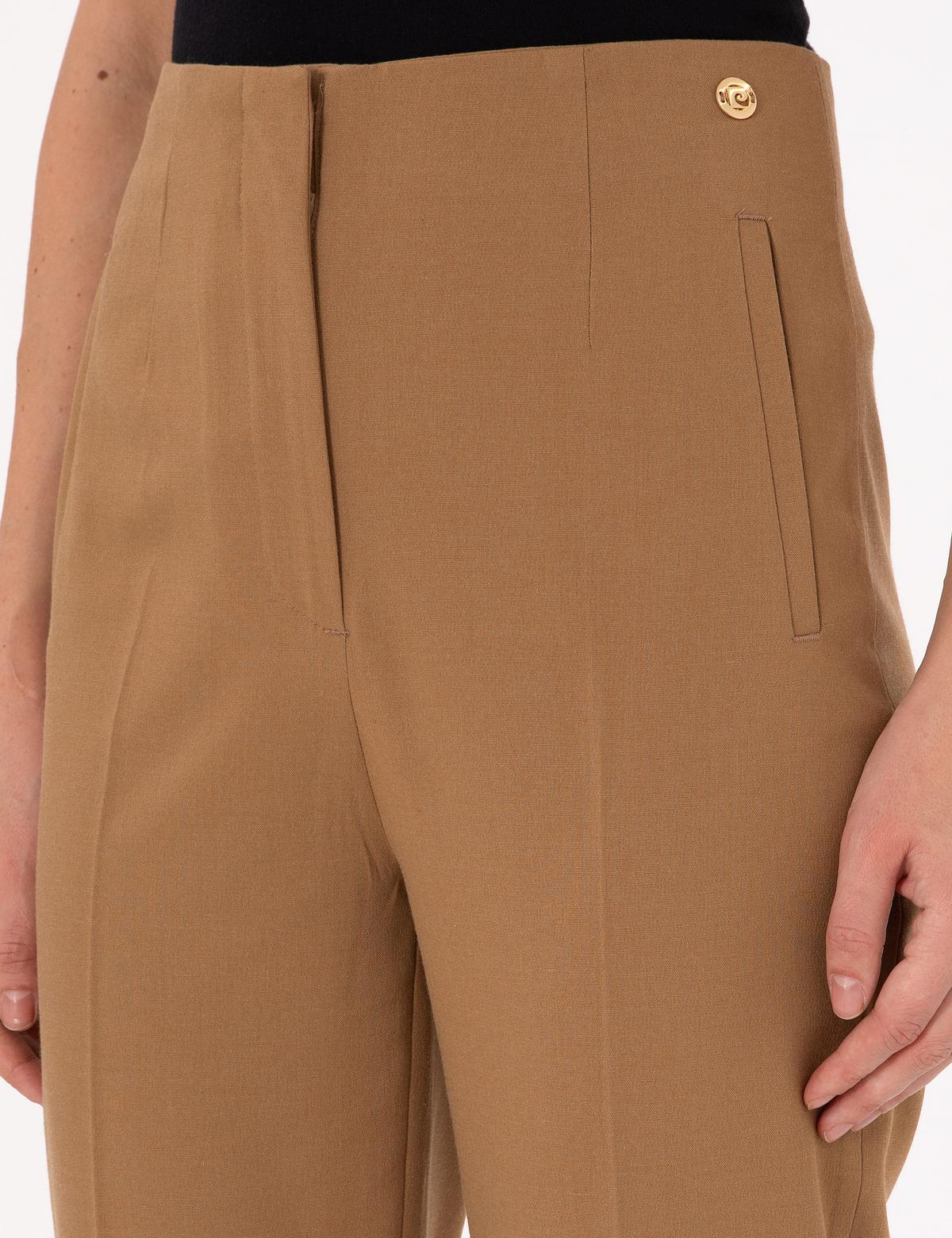 Bej Carrot Fit Kumaş Pantolon - 50302509009