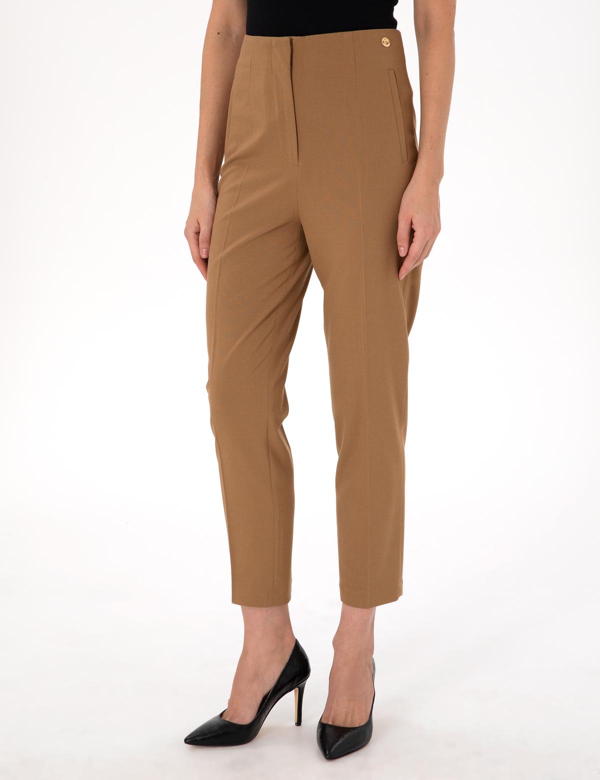 Bej Carrot Fit Kumaş Pantolon - 50302509009