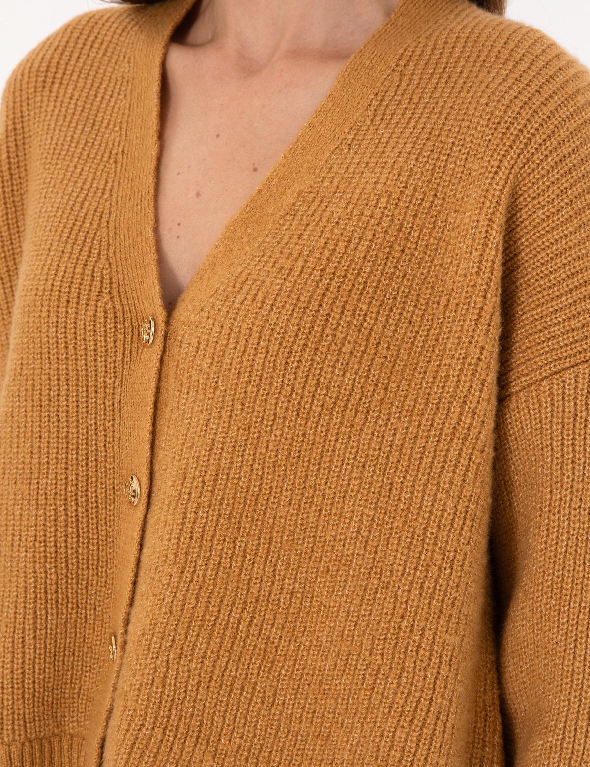 Camel Comfort Fit Triko Hırka - 50300112003