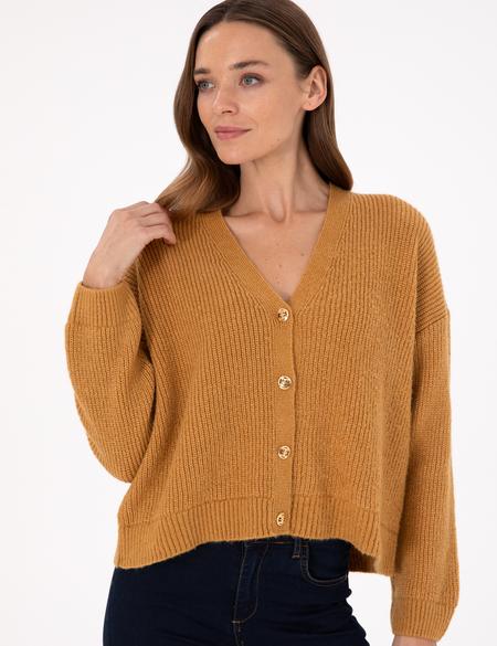 Camel Comfort Fit Triko Hırka - 50300112003