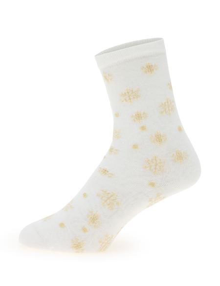 Kadın Beyaz 2'li Soket Çorap - 50301646001