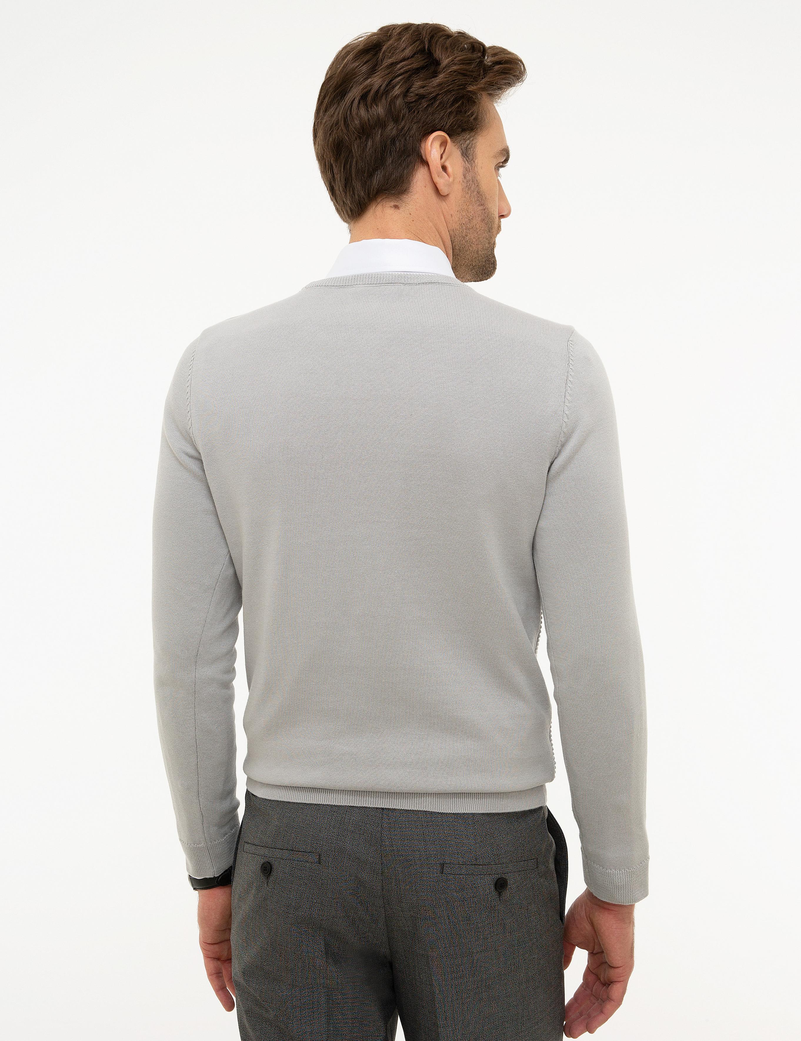 Taş Slim Fit Triko Kazak