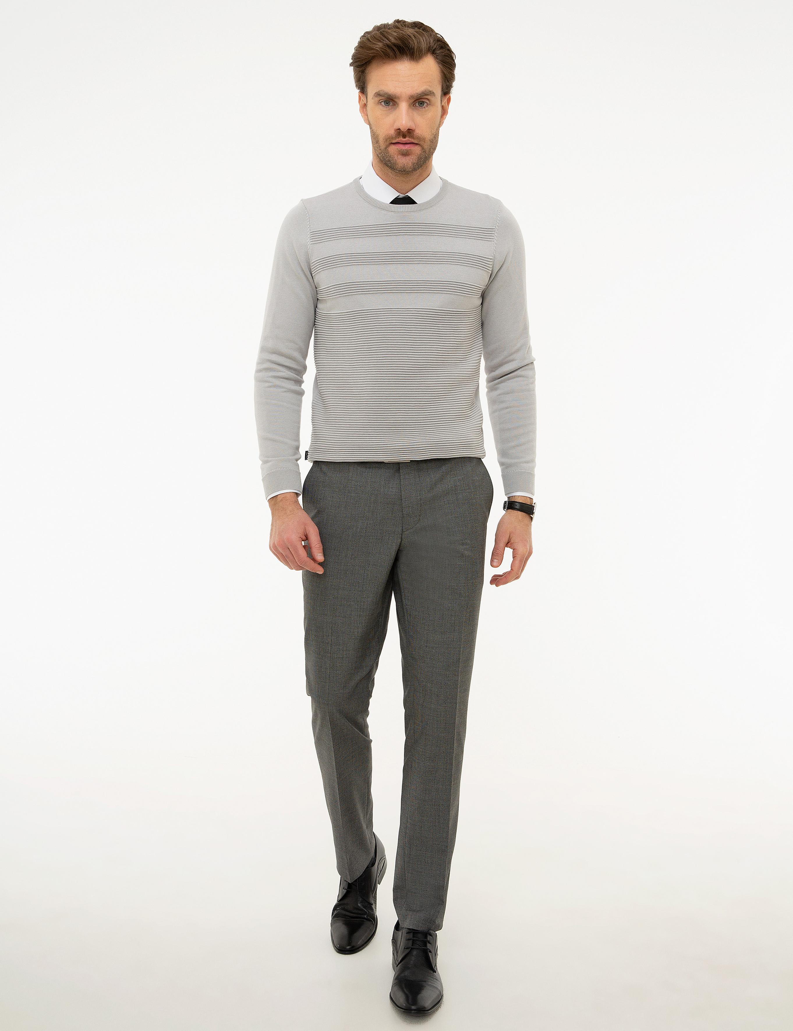 Taş Slim Fit Triko Kazak