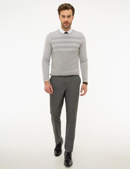 Taş Slim Fit Triko Kazak - 50226536025