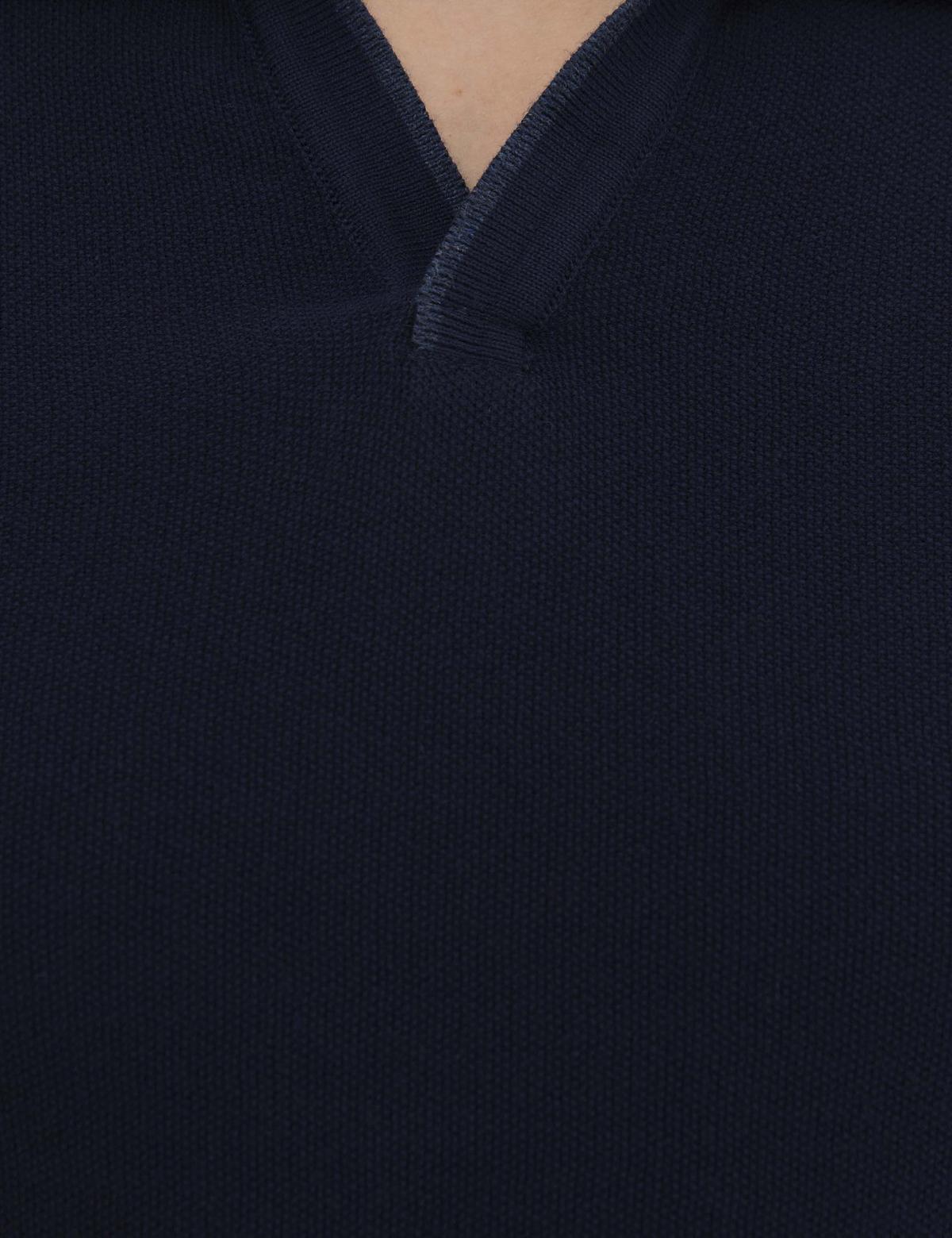 Lacivert Slim Fit Polo Yaka Triko Tişört - 50222958021