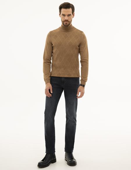 Camel Melanj Slim Fit Kazak - 50230090013