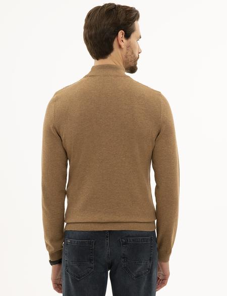 Camel Melanj Slim Fit Kazak - 50230090013