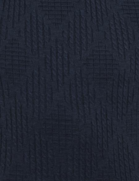 Lacivert Melanj Slim Fit Kazak - 50230090003