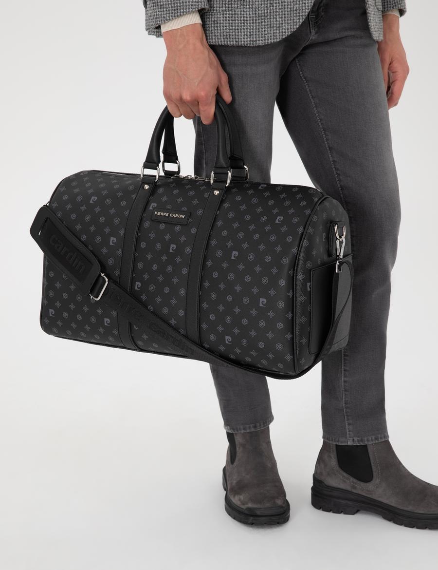 Erkek Siyah Spor Seyahat Çantası