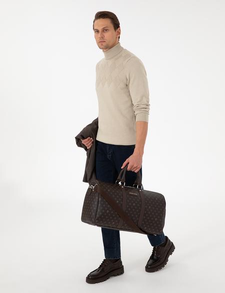 Erkek Kahverengi Spor Seyahat Çantası - 50297139001