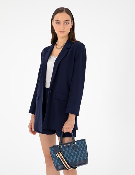 Denim Omuz Çantası - 50311171003