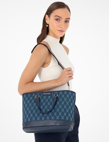 Denim Omuz Çantası - 50311159003