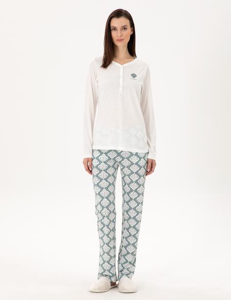 Krem Pijama Takımı - 50311322004