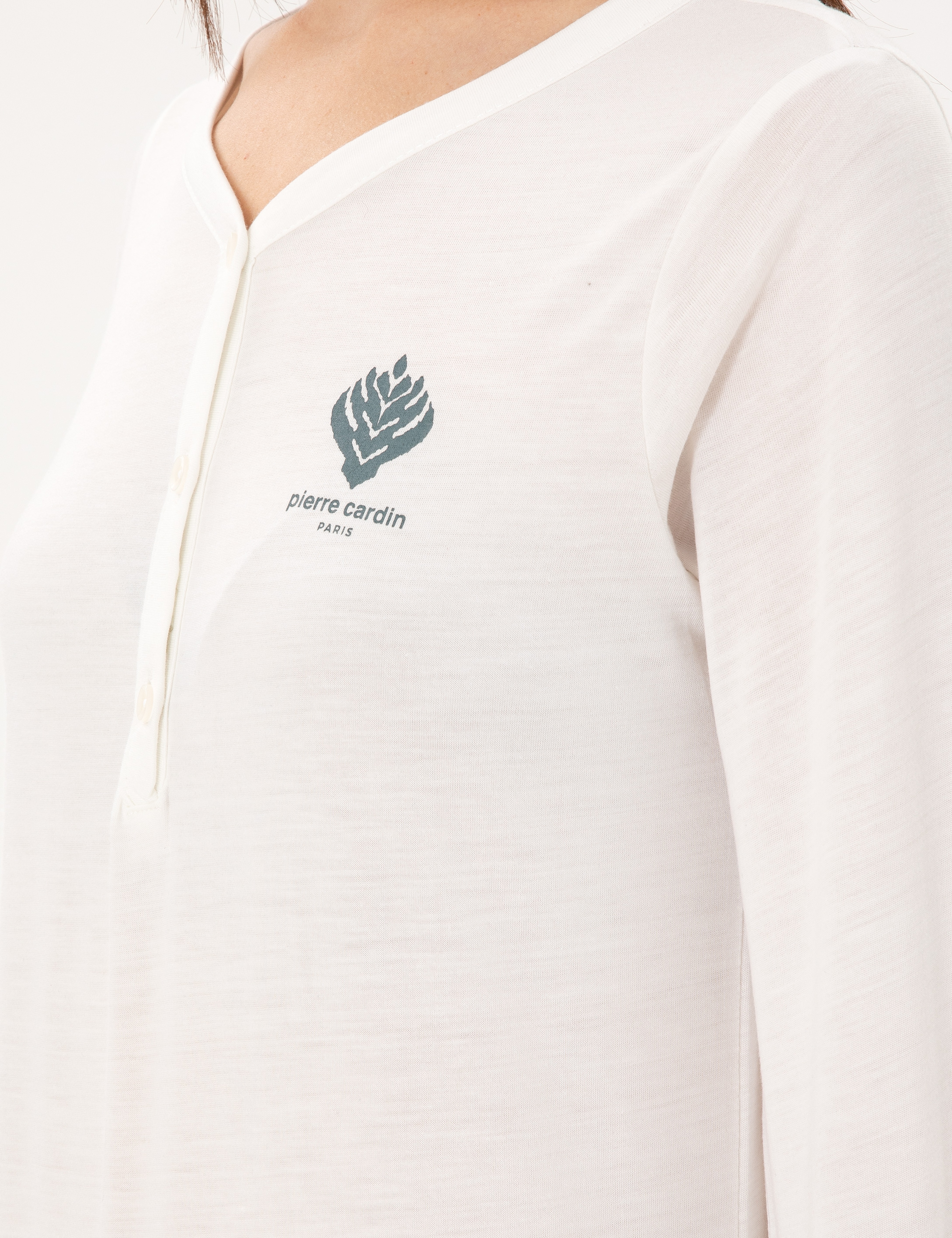 Krem Pijama Takımı