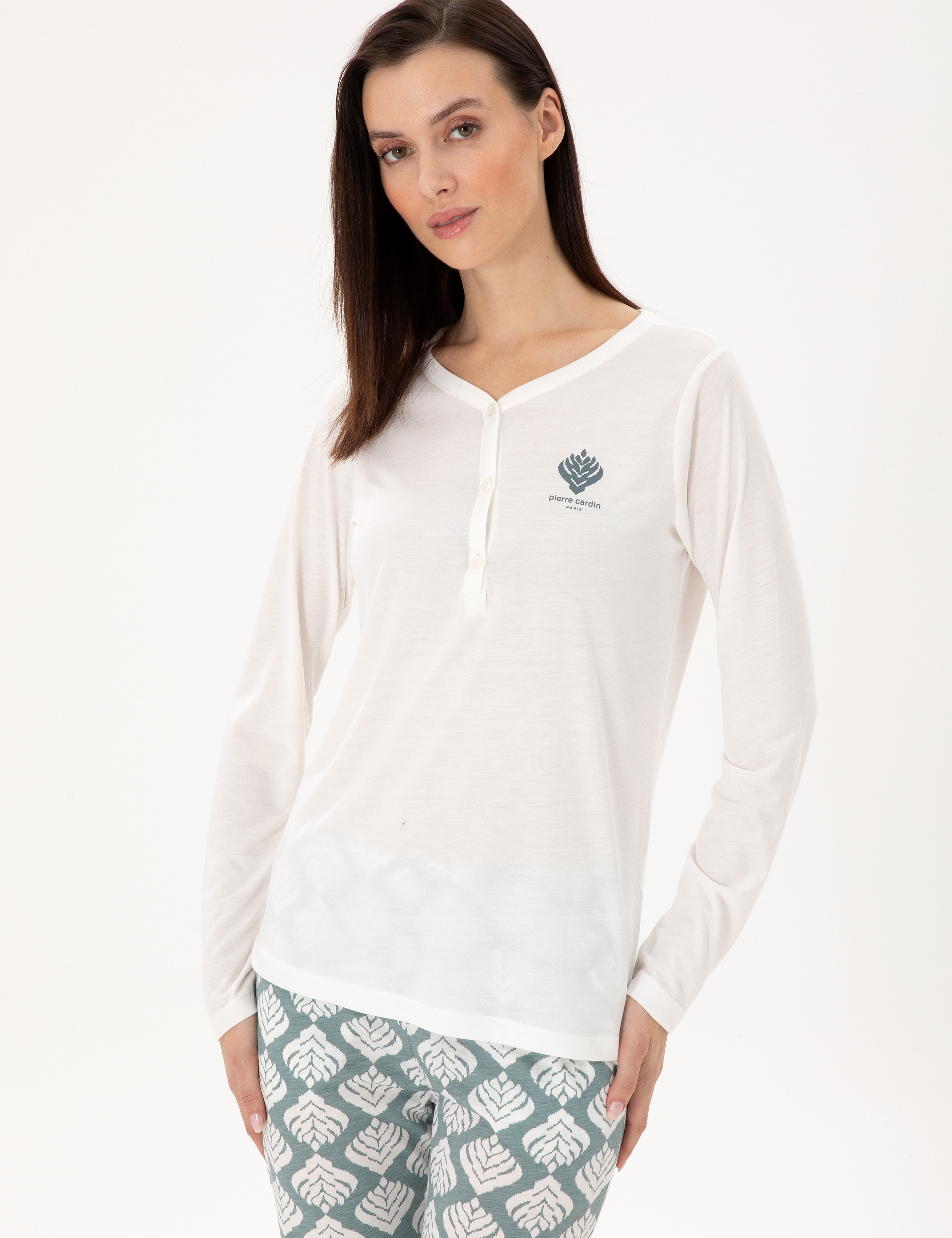 Krem Pijama Takımı - Image 3