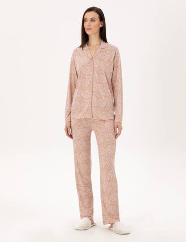 Vizon Gömlek Pijama Takımı