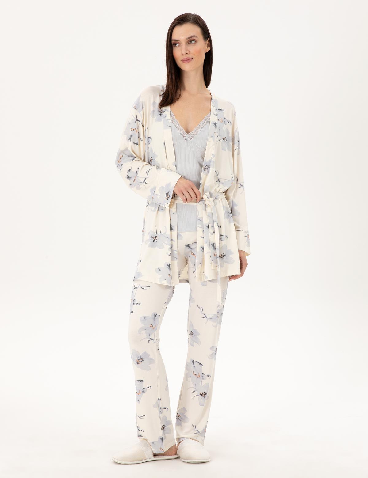 Mavi 3'lü Pijama Takımı - 50311314003