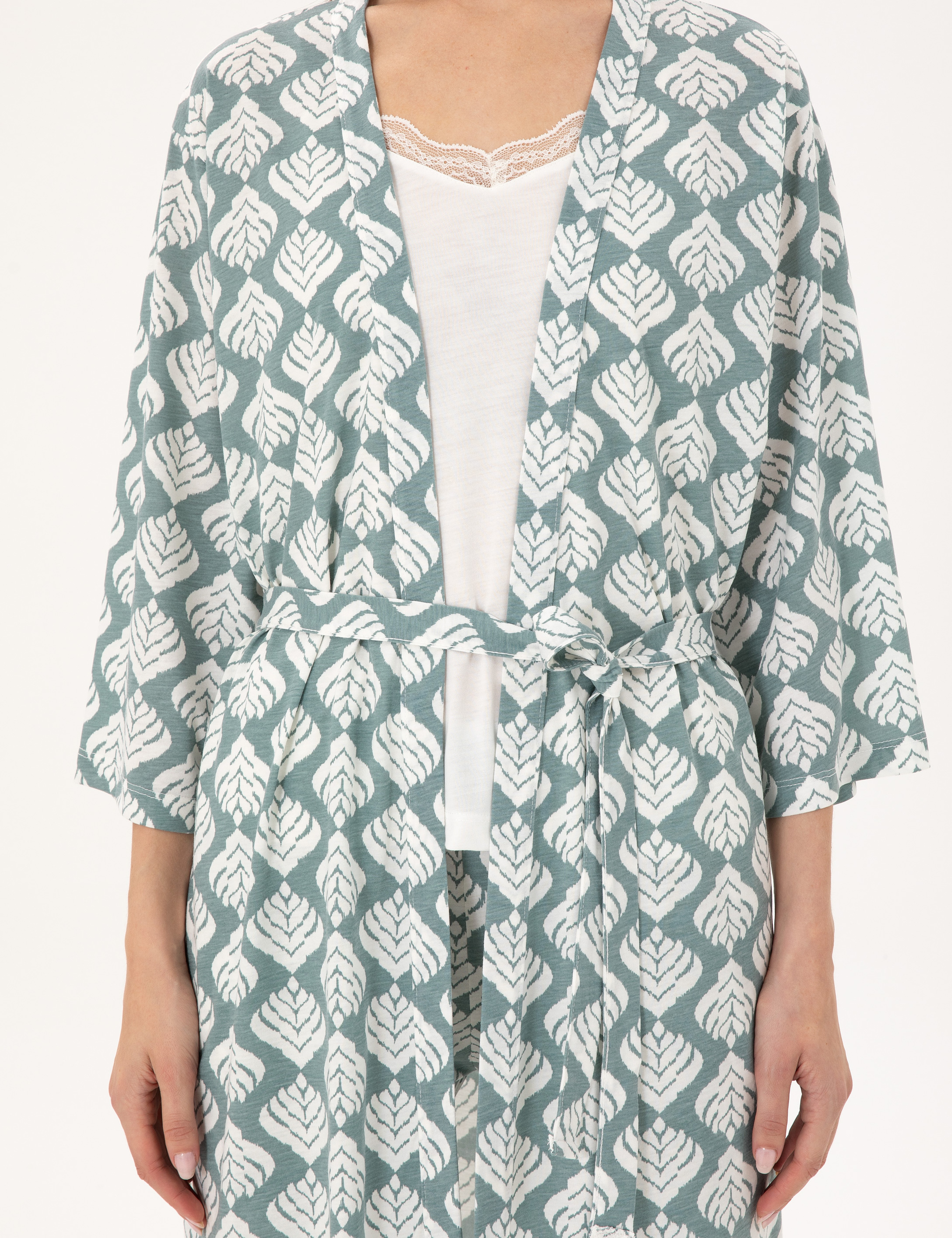 Krem 3'lü Pijama Takımı - Image 7
