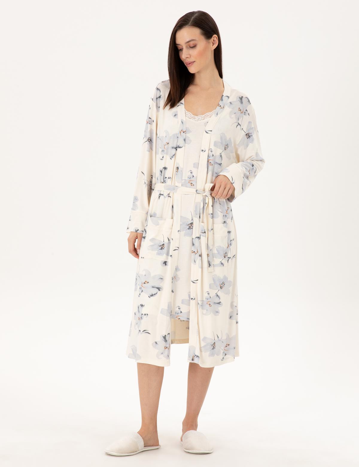 Krem Gecelik & Sabahlık Takım - 50311317001