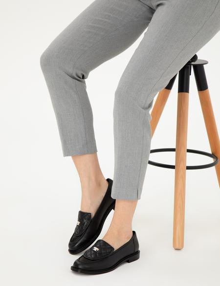 Siyah Casual Deri Ayakkabı - 50296084002