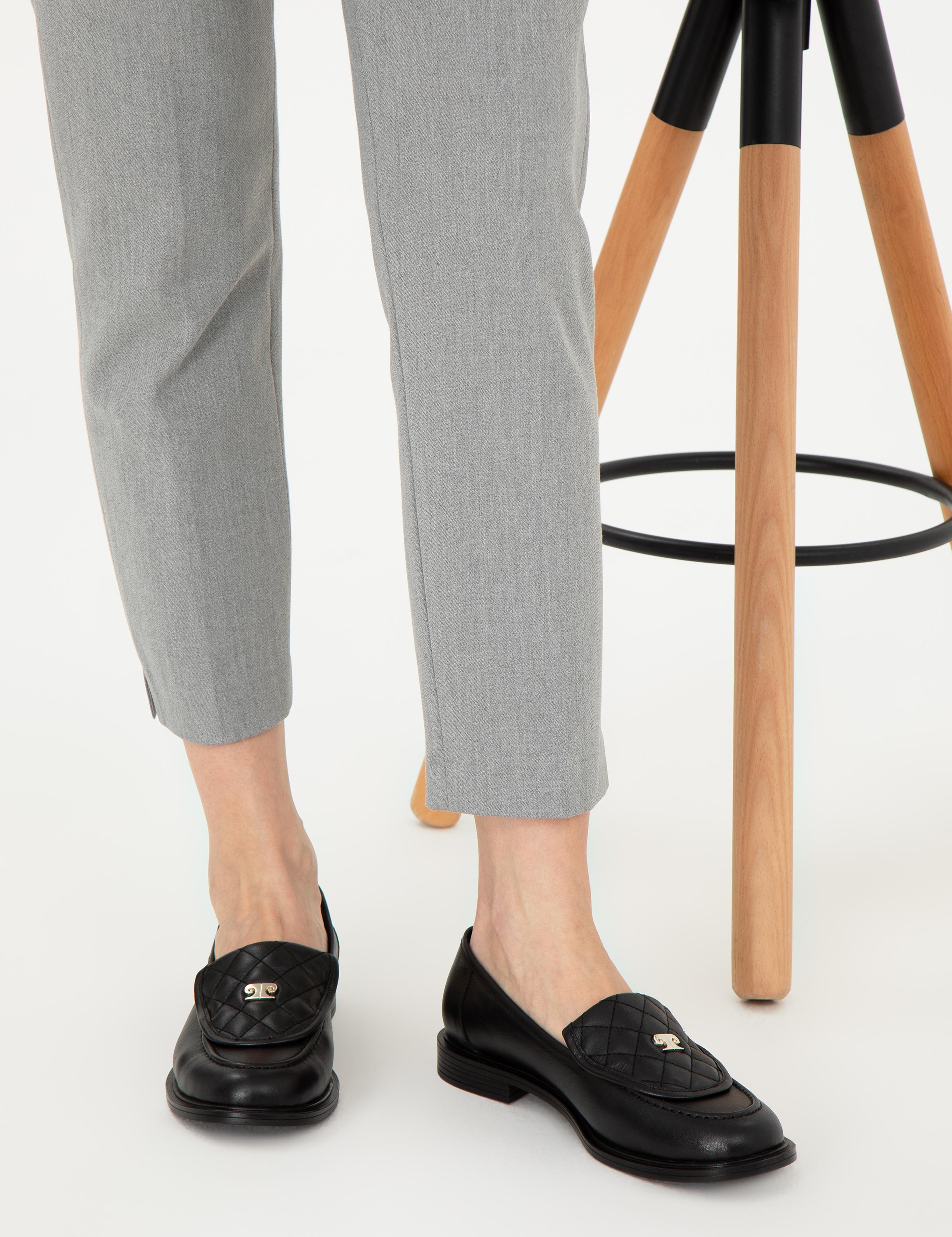 Siyah Casual Deri Ayakkabı