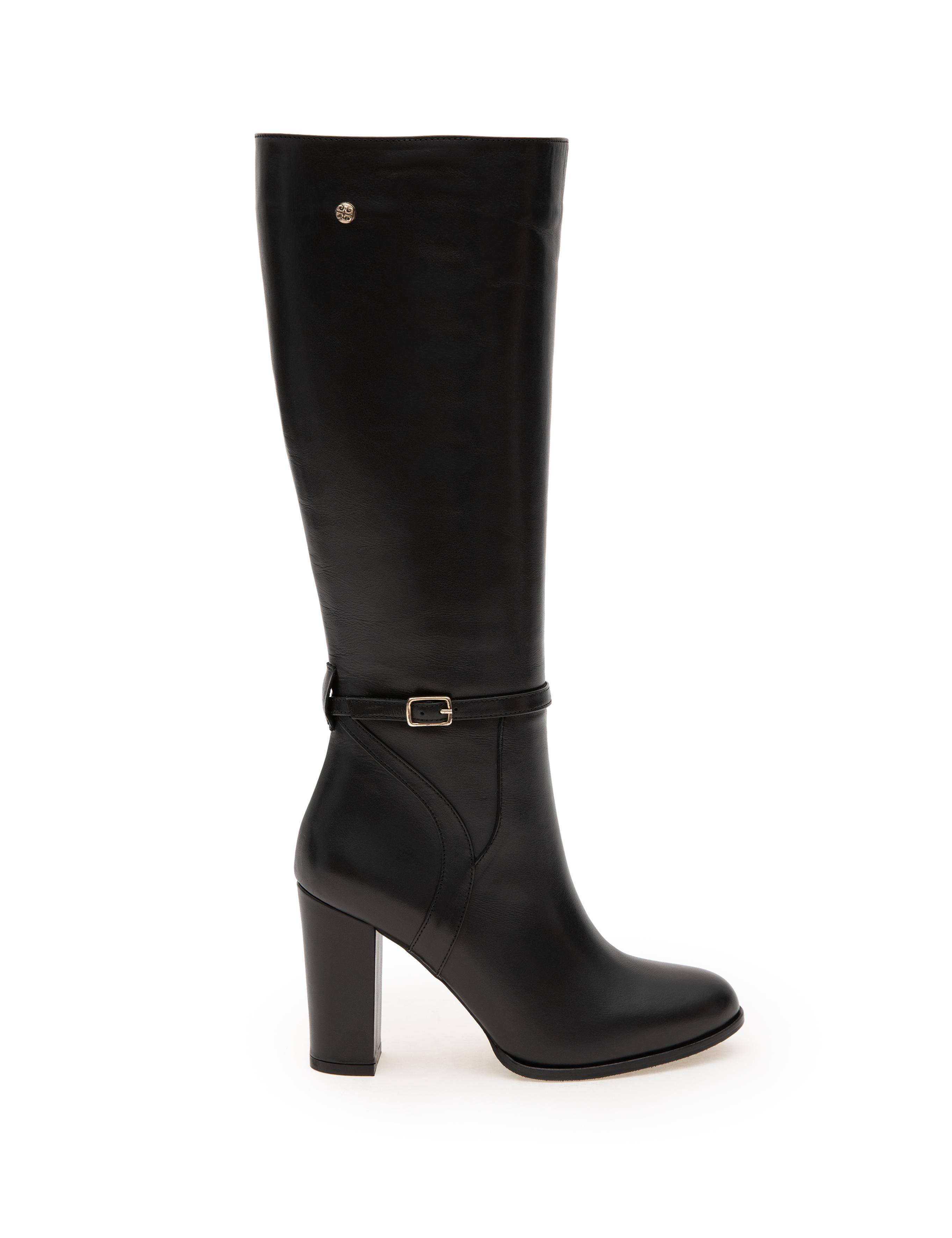 Siyah Topuklu Çizme