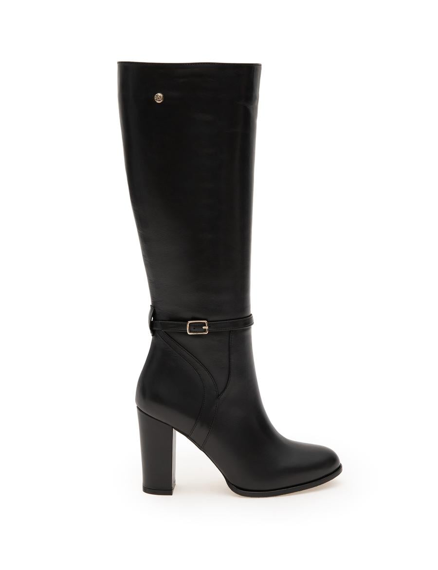 Siyah Topuklu Çizme