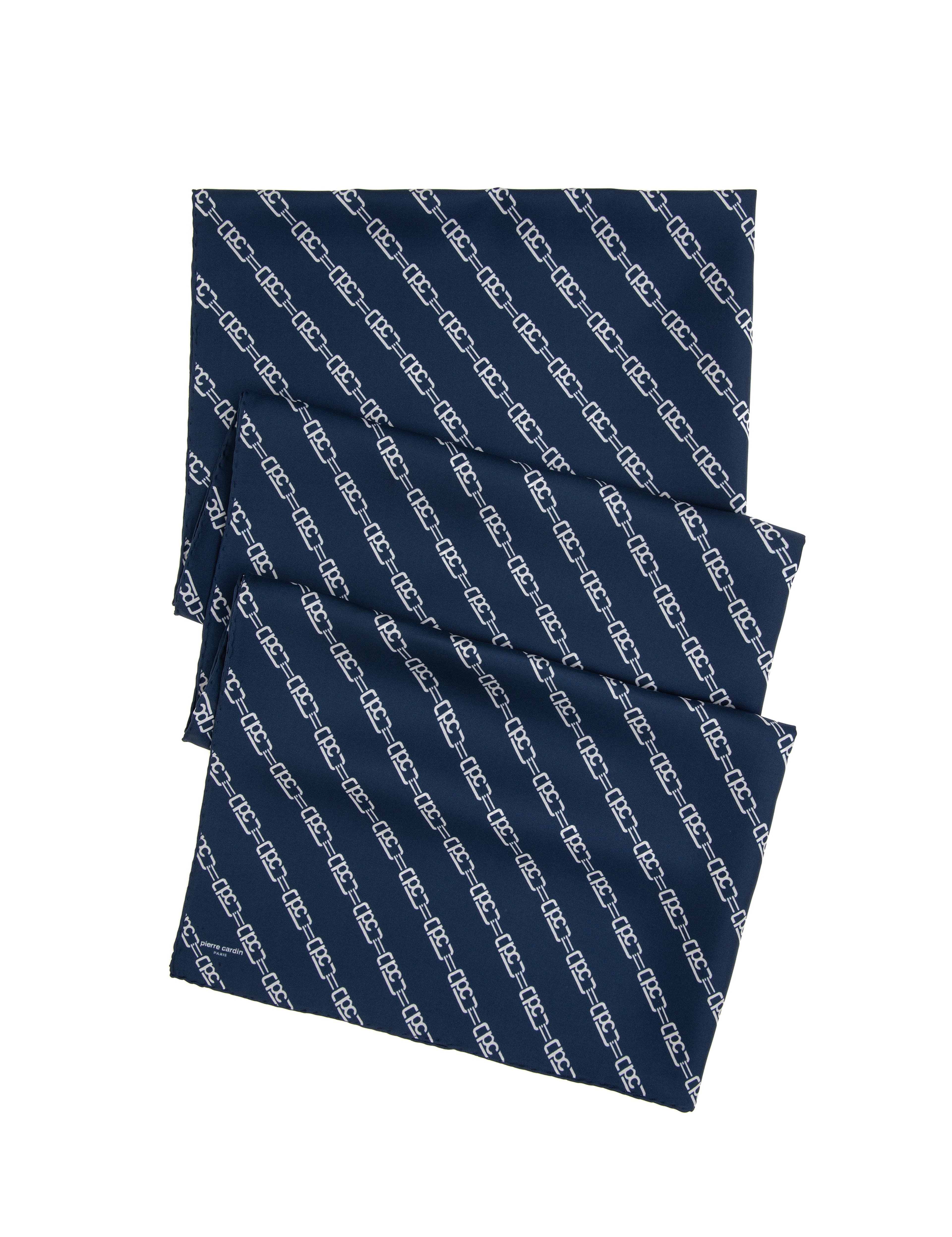 Lacivert İpek Şal