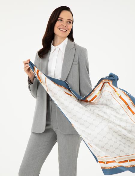 İndigo İpek Eşarp - 50307816001