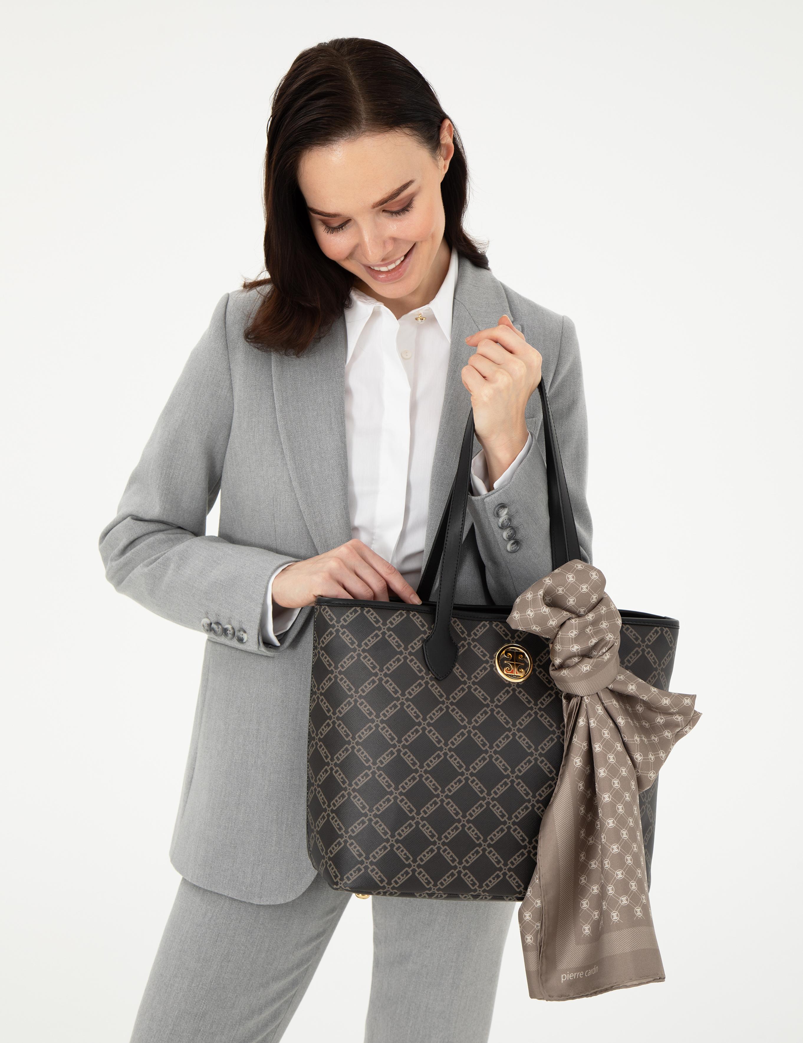 Kahverengi İpek Şal