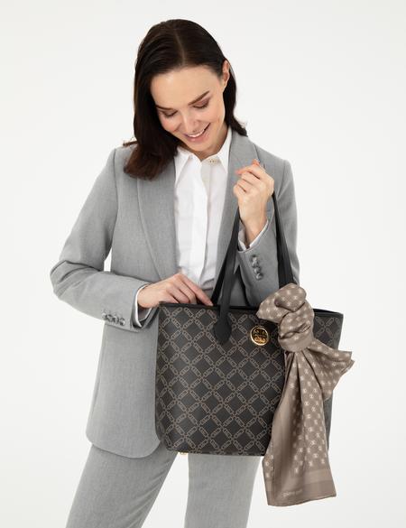 Kahverengi İpek Şal - 50307747003