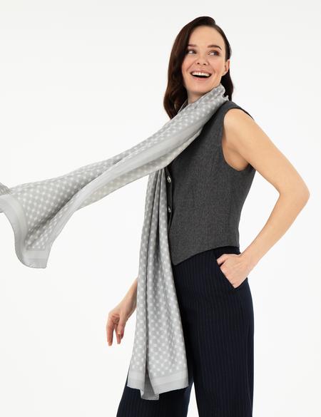 Gri İpek Şal - 50307747002