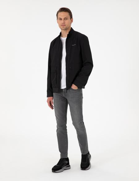 Siyah Mevsimlik Mont - 50297840003