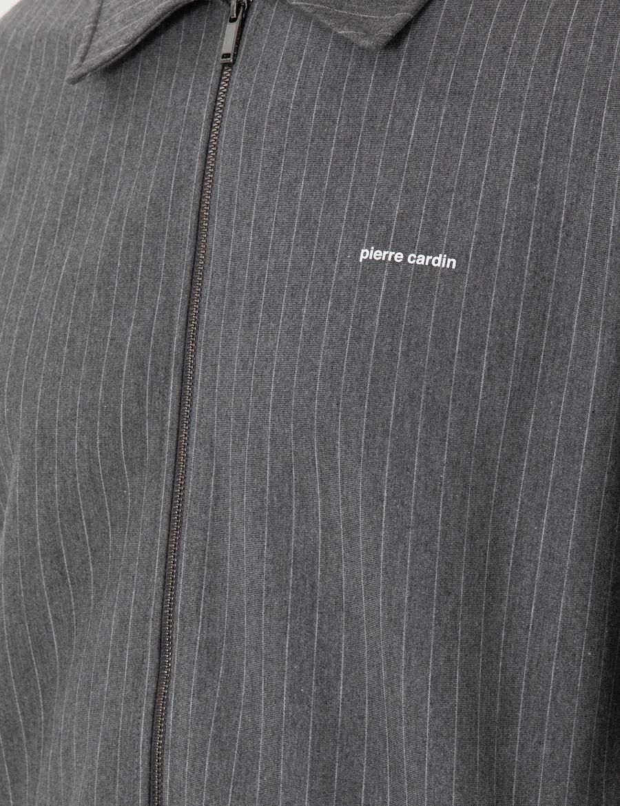 Antrasit Melanj Regular Fit Örme Hırka