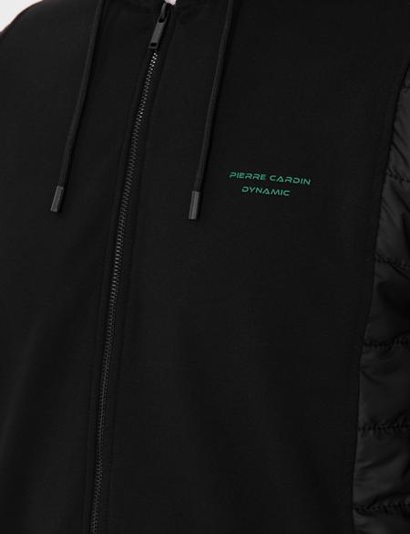 Siyah Regular Fit Örme Hırka - 50294314005