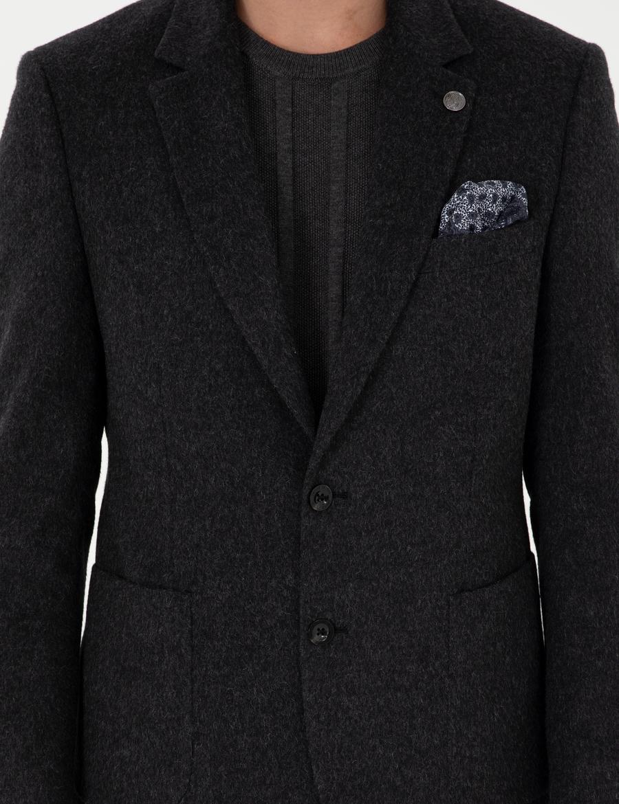 Antrasit Slim Fit Ceket