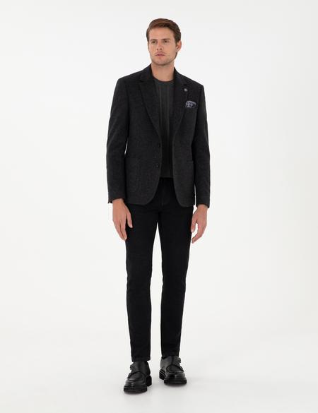 Antrasit Slim Fit Ceket - 50298109044