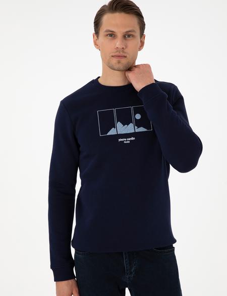 Lacivert Regular Fit Sweatshirt - 50290703009