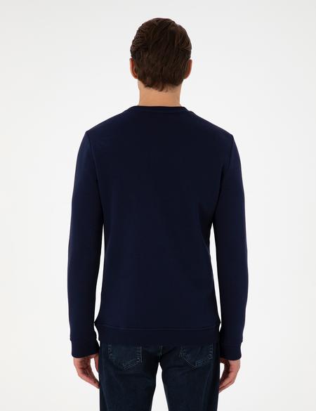 Lacivert Regular Fit Sweatshirt - 50290703009