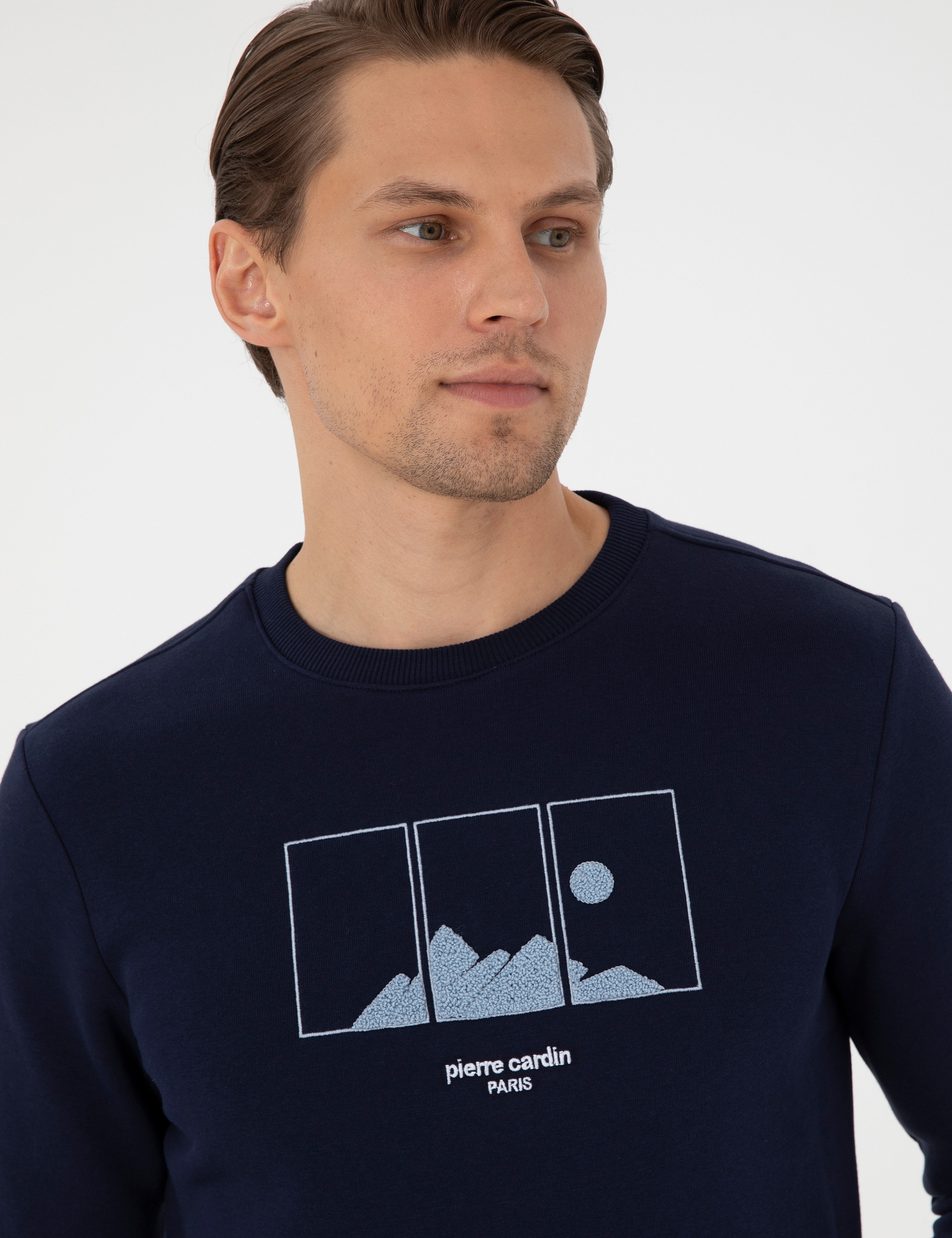 Lacivert Regular Fit Sweatshirt