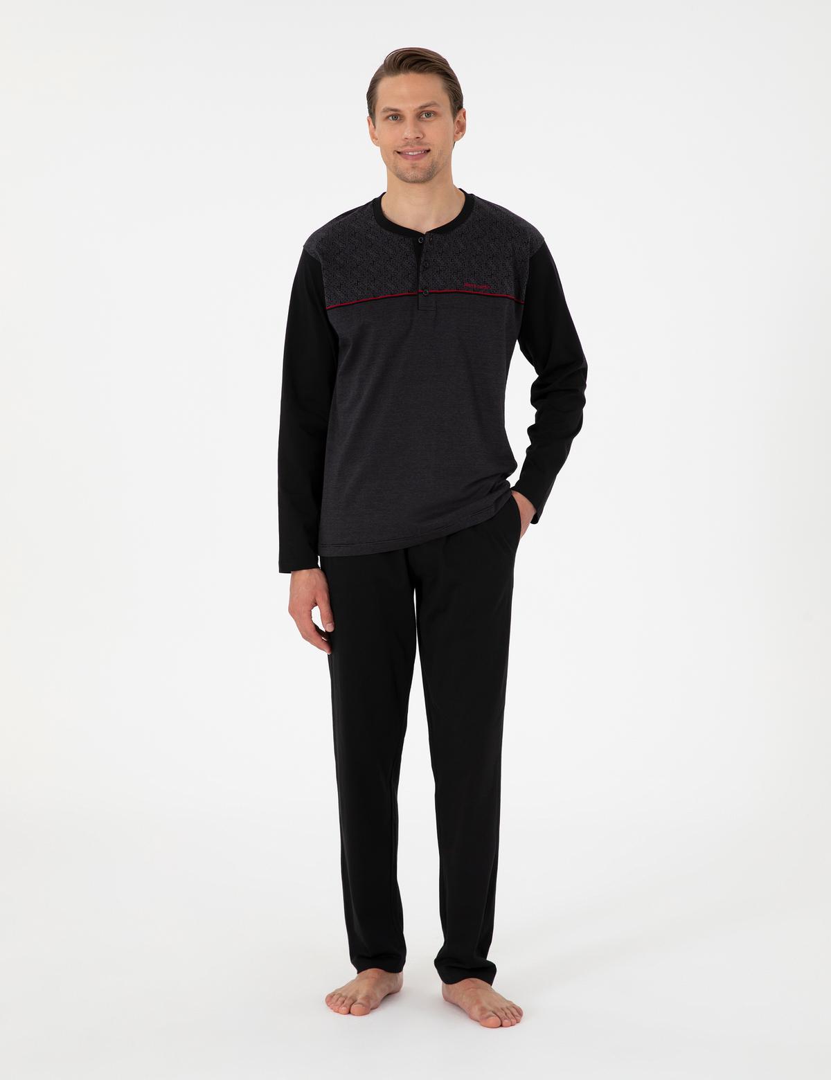 Siyah Pijama Takımı - 50306698001