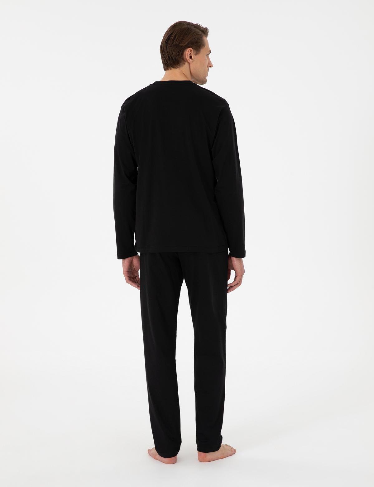 Siyah Pijama Takımı - 50306698001