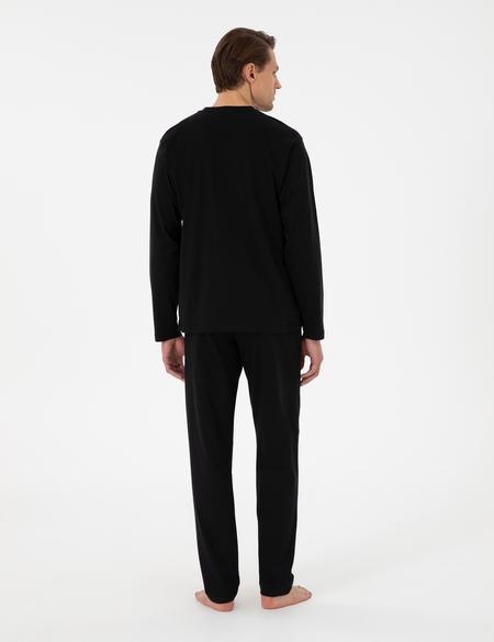 Siyah Pijama Takımı - 50306698001