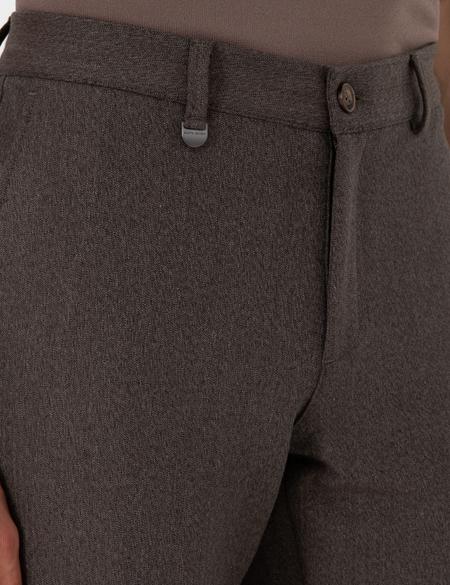 Kahverengi Slim Fit Kumaş Pantolon - 50292959087