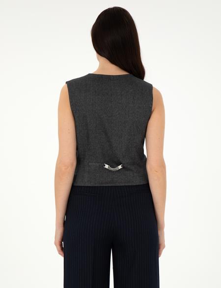 Antrasit Yelek - 50296088006