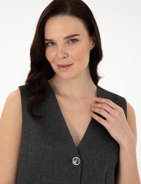 Antrasit Yelek - 50296088006