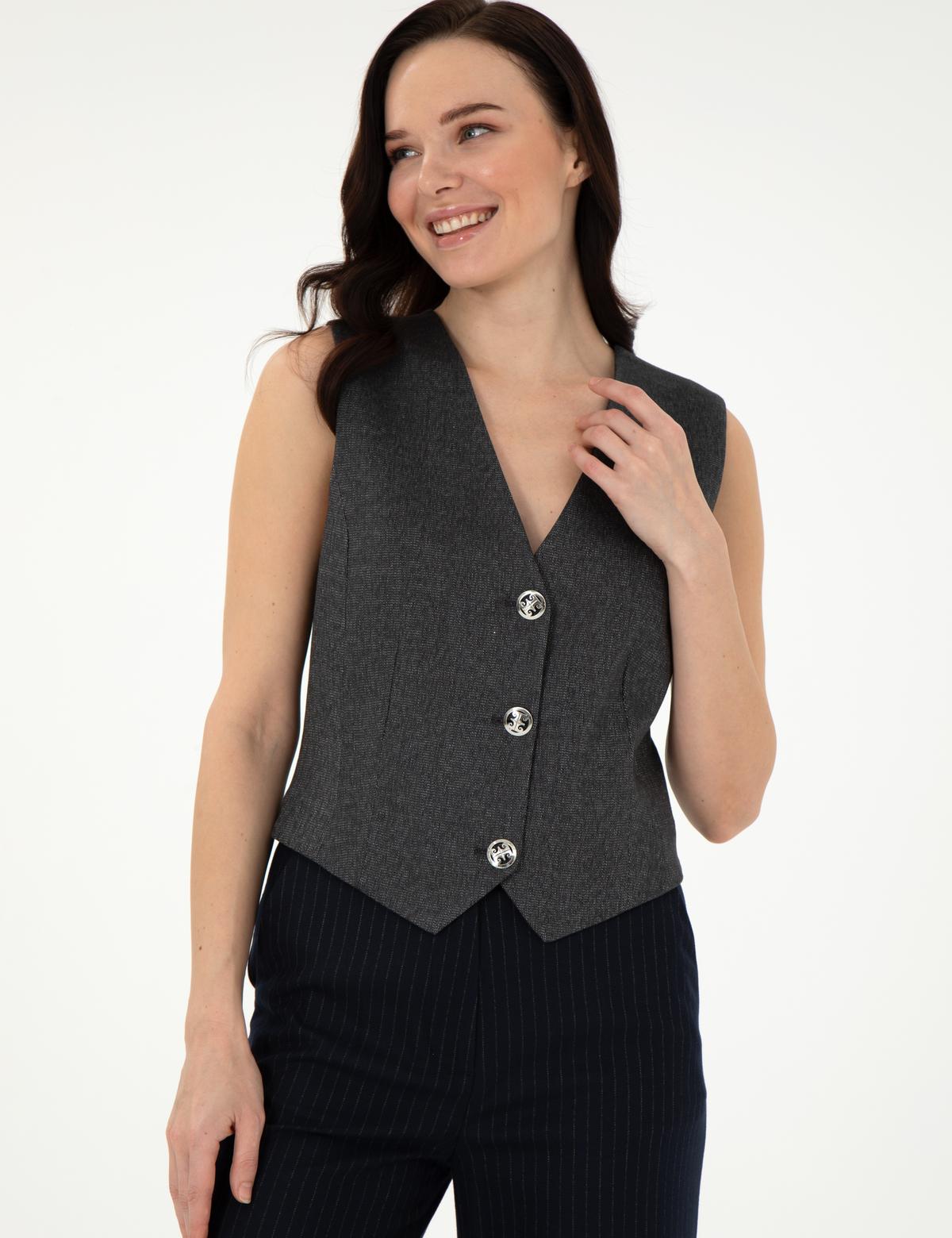 Antrasit Yelek - 50296088006